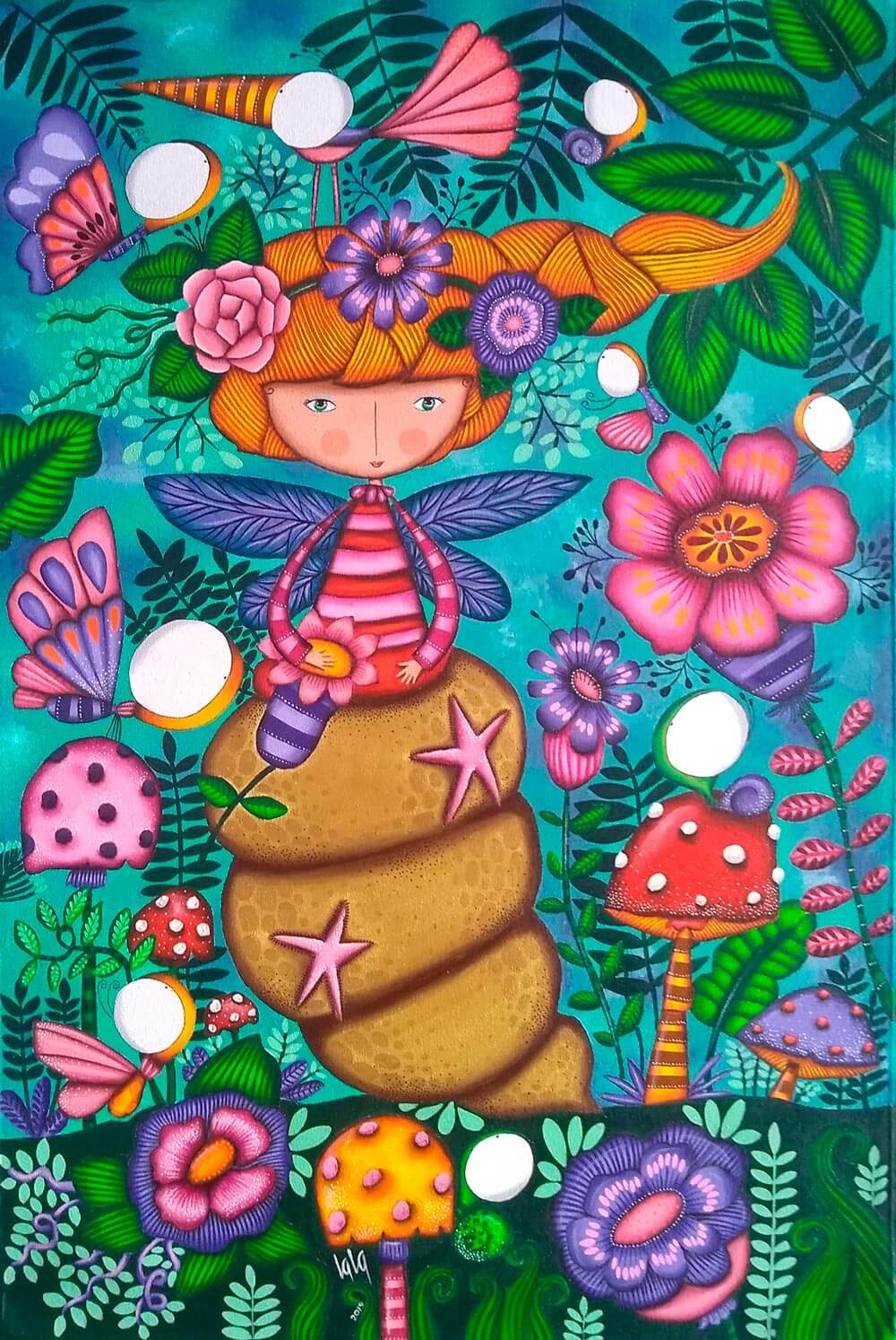 pintura de hada