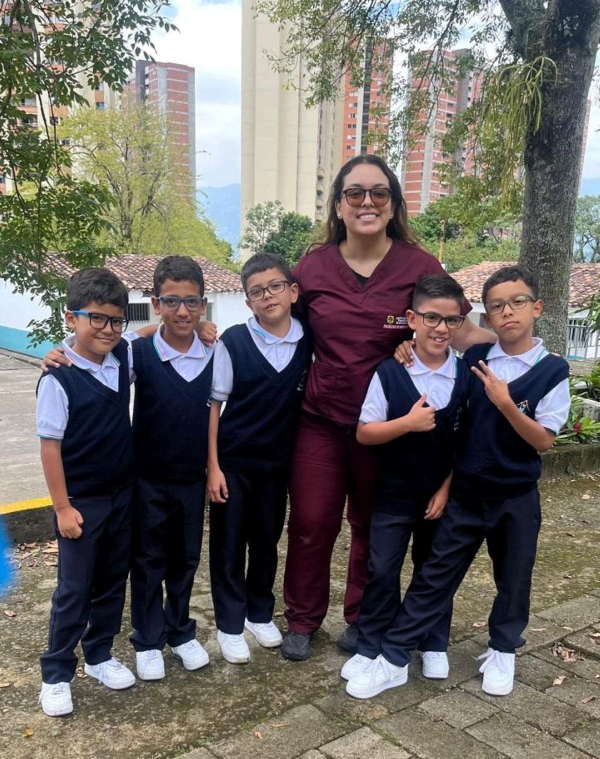 Iniciativa con residentes de oftalmología UPB en Fundación Hogar del Niño