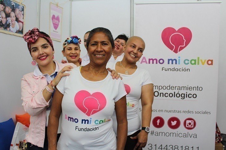 Fundación "Amo mi Calva", conformada por mujeres con cáncer de mama.