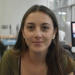 Natalia Giraldo, estudiante de Diseño Gráfico
