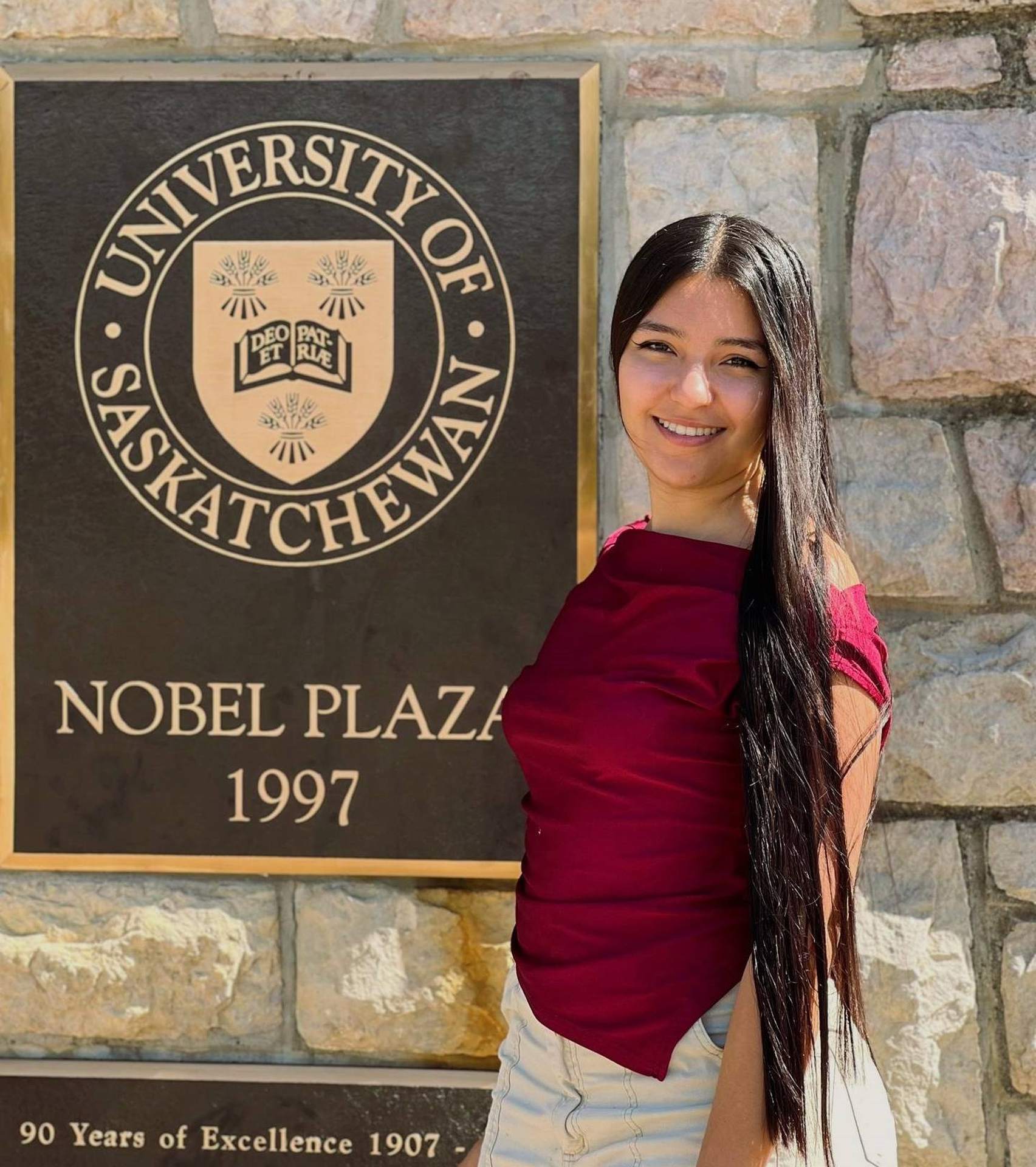 Mariana en la Universidad de Saskatchewan