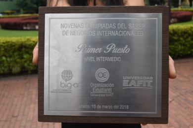 Primer Puesto Olimpiadas del Saber