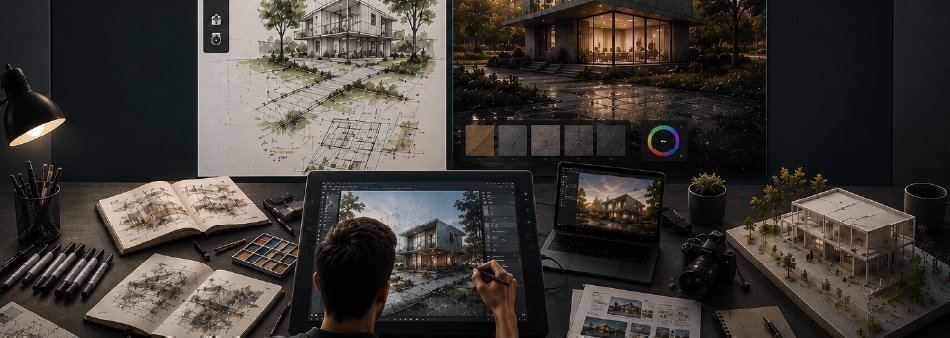 Visualización Arquitectónica con Inteligencia Artificial